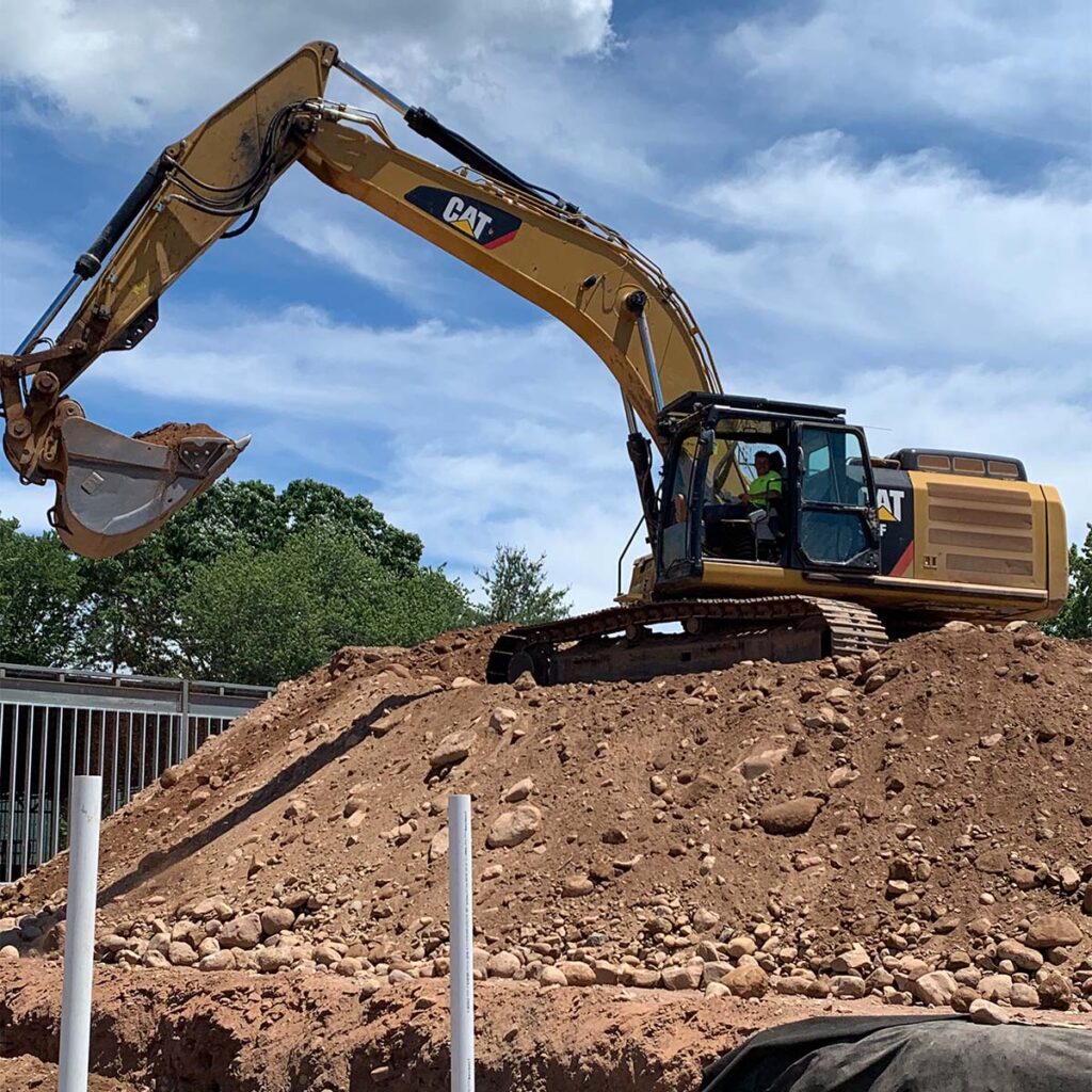 Excavation and grading project by Sadow Excavation & Grading