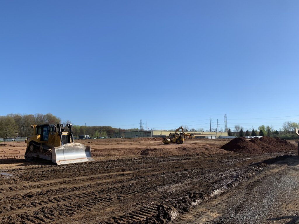 Land preparation and grading project by Sadow Excavation & Grading